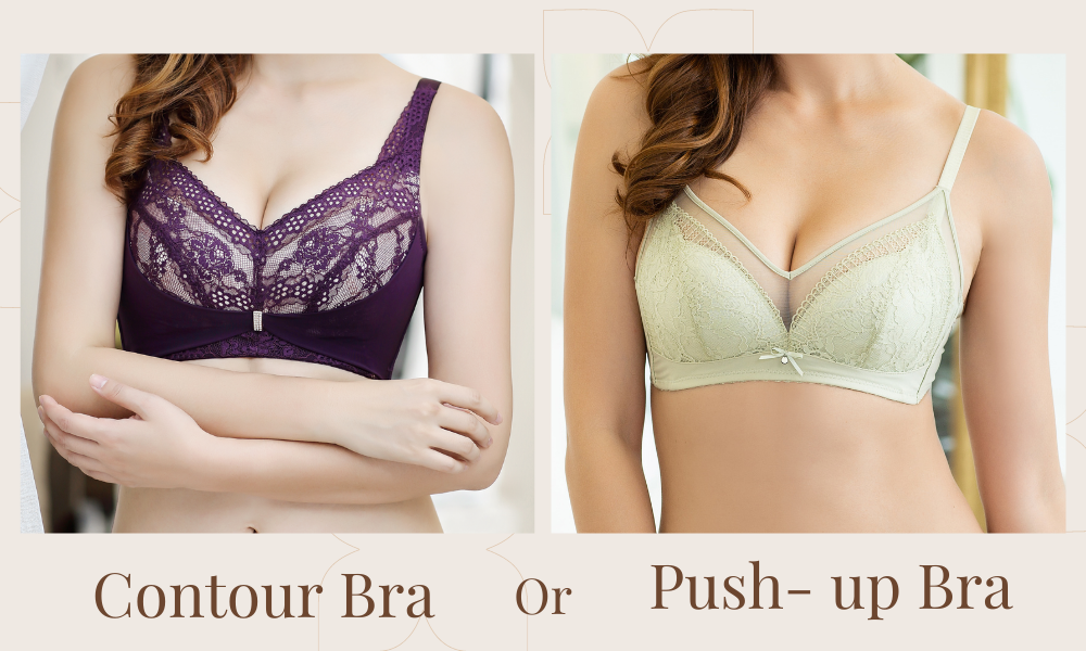What Is The Difference Between A Contour Bra And A Push-up Bra? – Bradoria  Lingerie