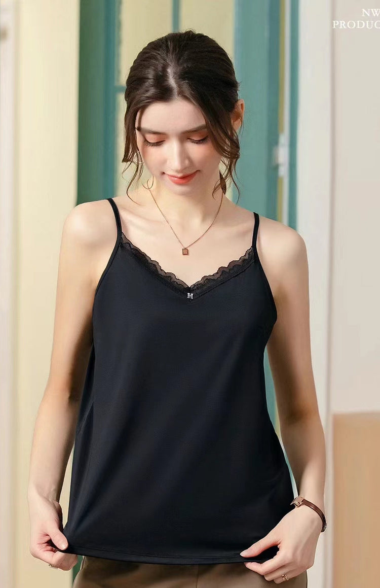 流光丝交叉美背打底衣 #74002