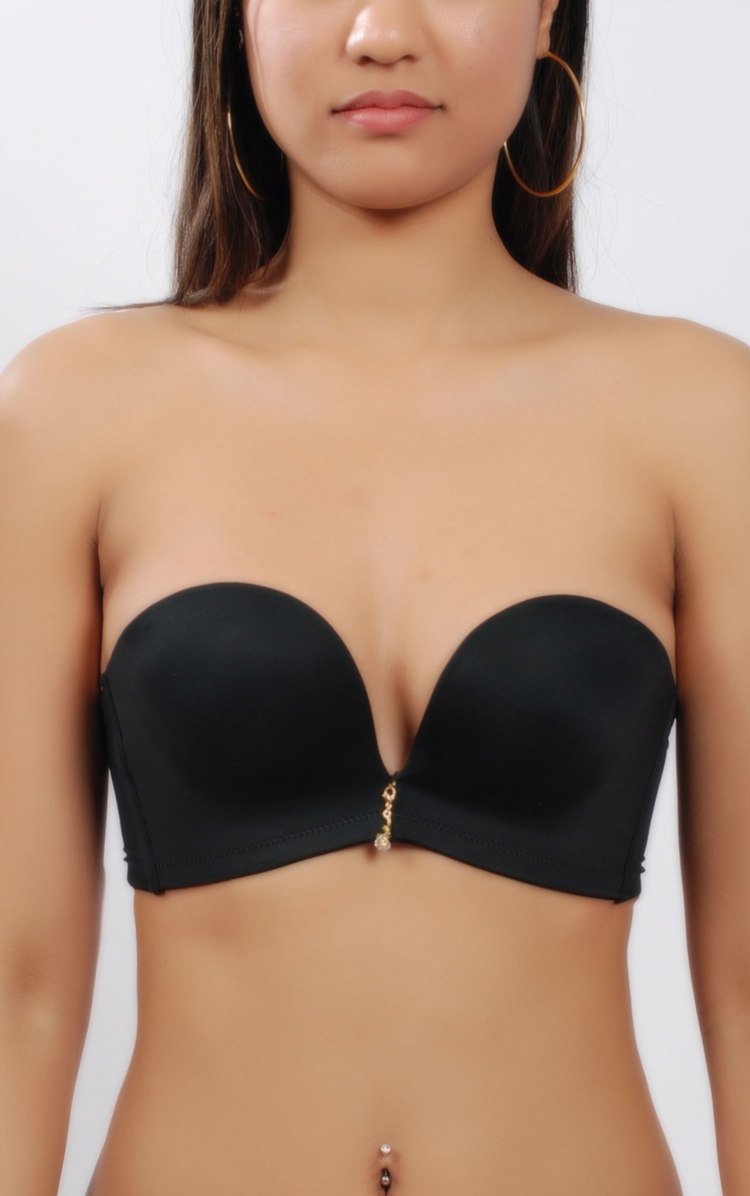 sexy seamless Strapless Bra Push Up Backless Invisible Multi-way Lingerie  A/B/C