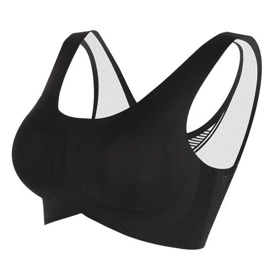 Wireless Comfortable Pull On Bra for Women - Everyday Seamless No Wire Lounge Bralette #11992