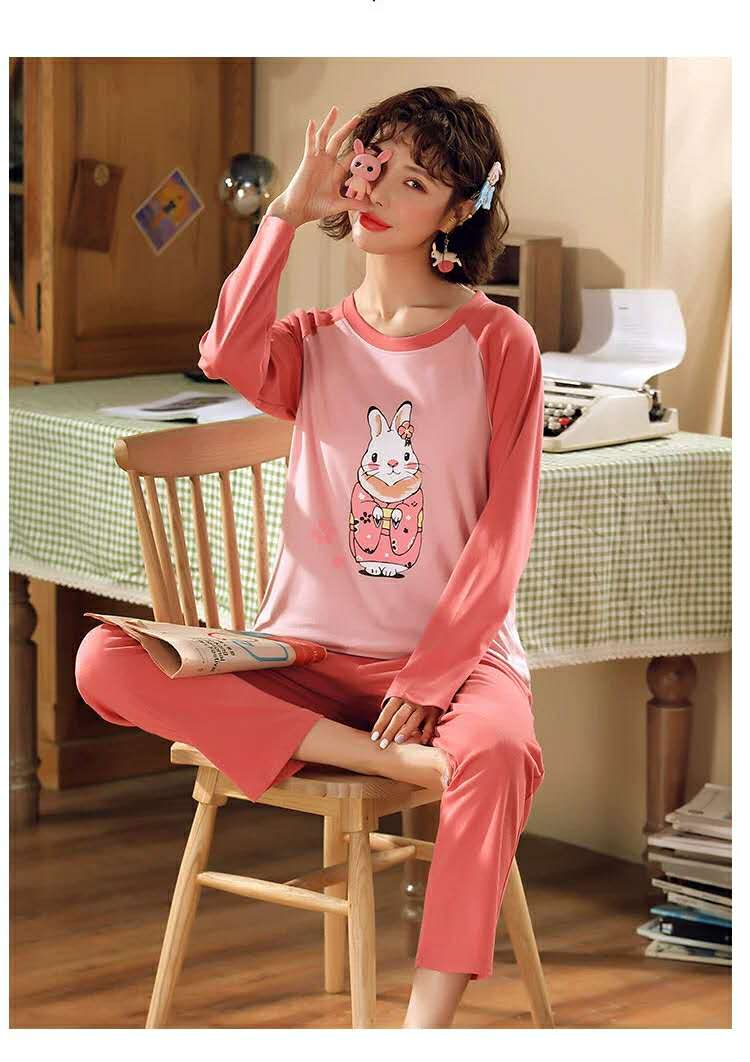 Comfy Bunny Print Pajamas #5515