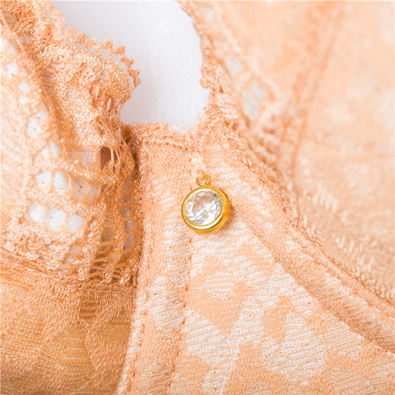French Lace Wireless Contour Bra - Full Coverage | Bradoria
