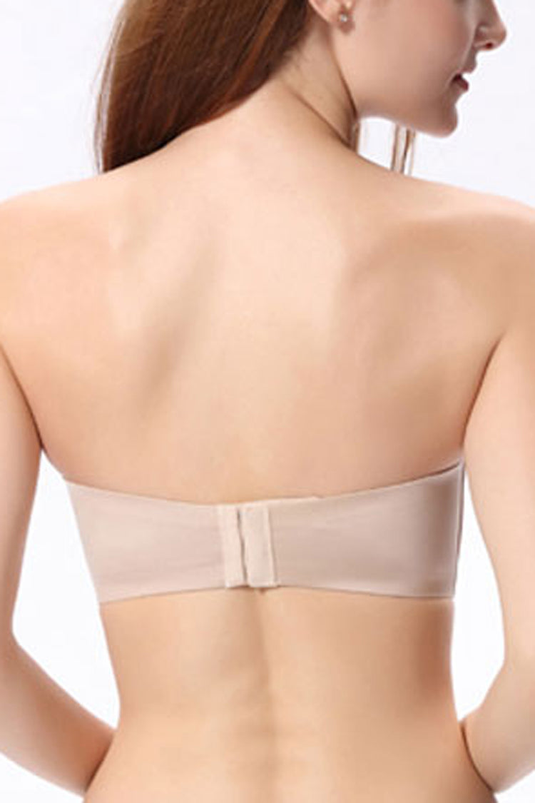Seamless Bra Strapless Bra Underwear For Women Demi Cup Removable