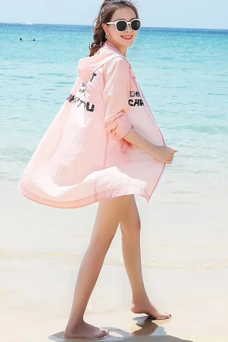 Girly UV/Sun Protection Hoodie Zip Jacket #19102